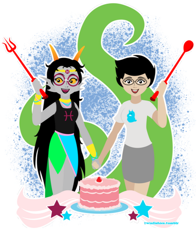 Feferi and Jane - Illustrator Piece