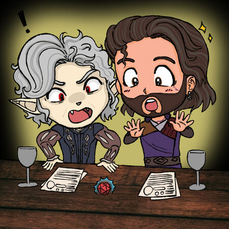 Astarion and Gale D&D