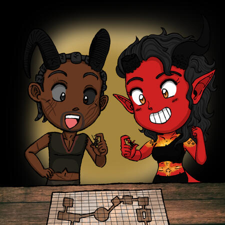 Wyll and Karlach D&D