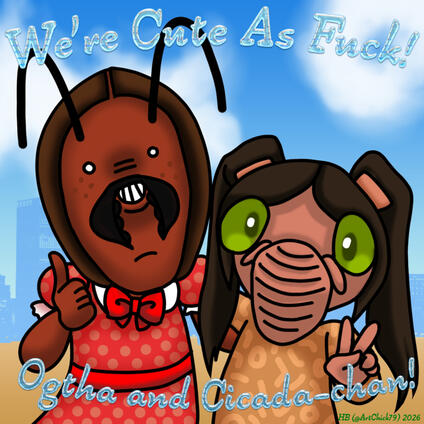 Tomodachi Life: Ogtha the Roach Woman and Cicada-chan!