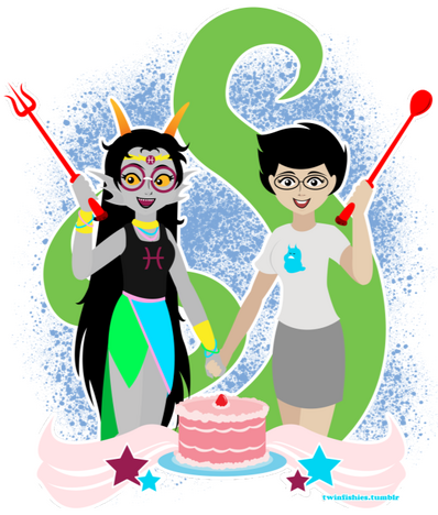 Feferi and Jane - Illustrator Piece